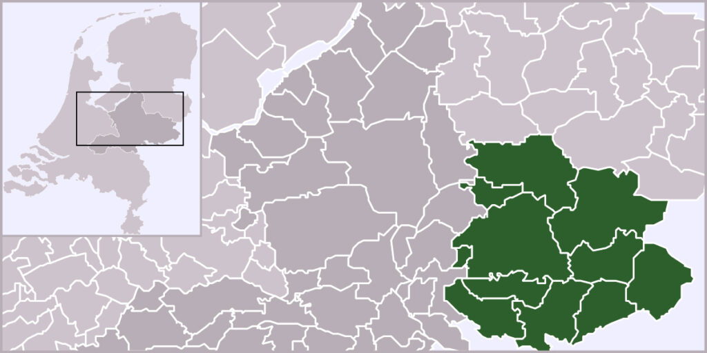 De Achterhoek regiokaart met SEO specialist Achterhoek